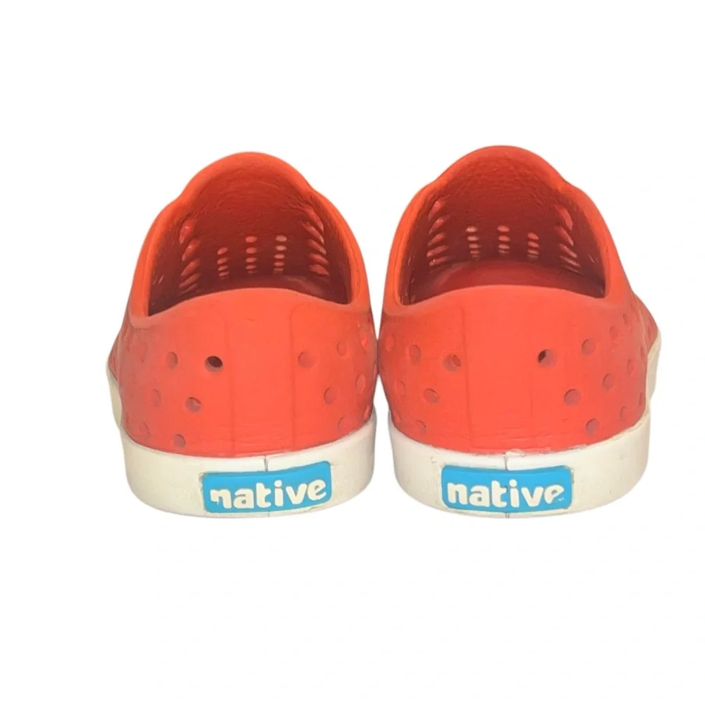Native Jefferson Torch Red/White Shell Toe Shoe
